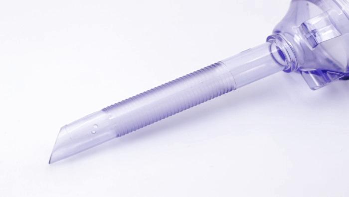 El efecto de la transparencia del trócar laparoscópica